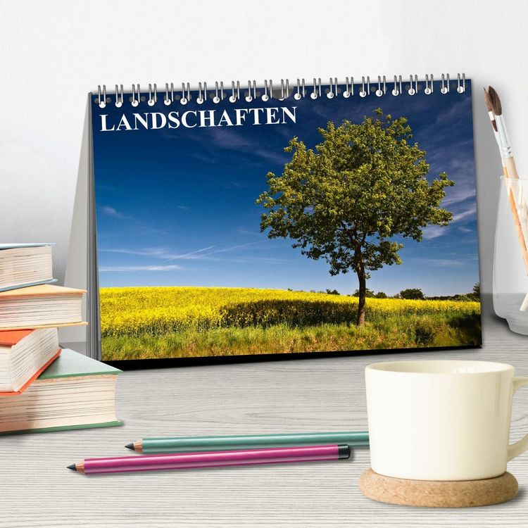 Produktbild: Landschaften (Tischkalender 2026 DIN A5 quer), CALVENDO Monatskalender