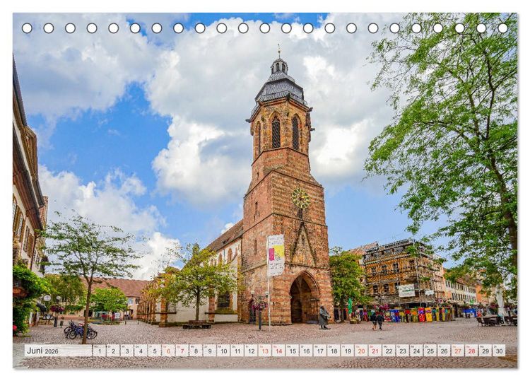 Produktbild: Landau in der Pfalz Impressionen (Tischkalender 2026 DIN A5 quer), CALVENDO Monatskalender