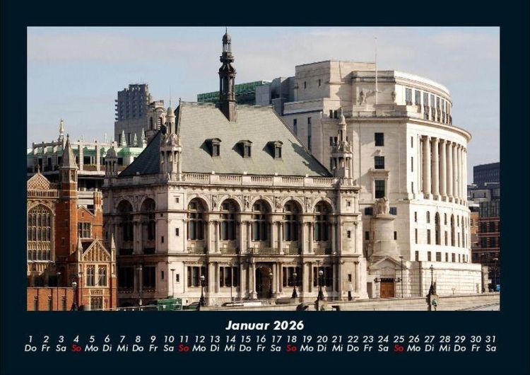 Produktbild: London 2026 Fotokalender DIN A4