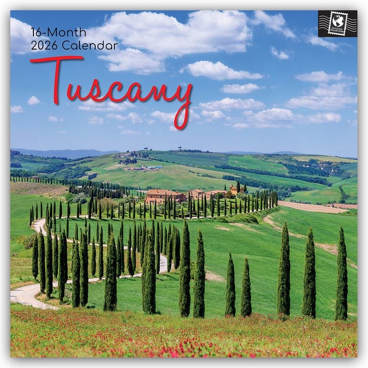 Produktbild: Tuscany – Toskana 2026 – 16-Monatskalender
