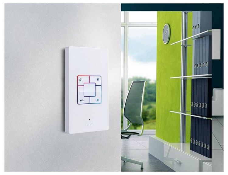 Produktbild: M-e modern-electronics Vistus T&uuml;rsprechanlage Kabelgebunden Inneneinheit Wei&szlig;