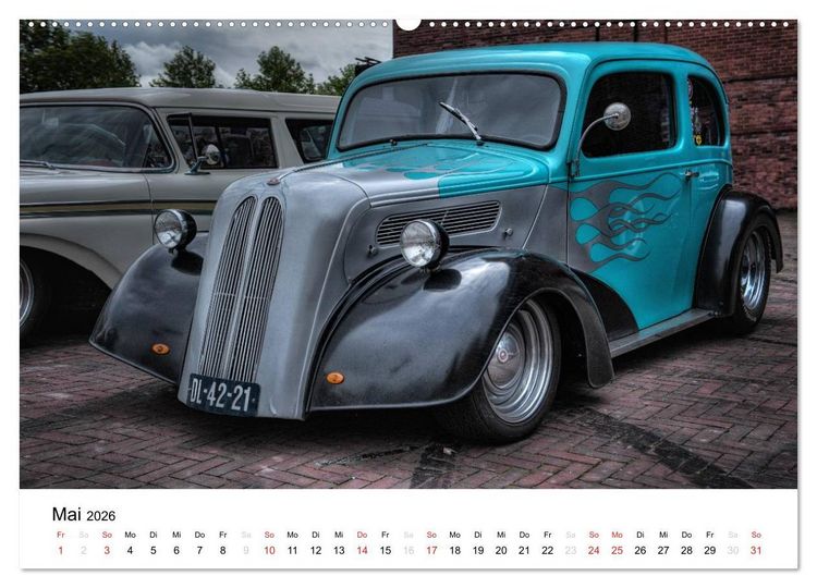 Produktbild: Custom Cars - M&auml;nnertr&auml;ume werden wahr (Wandkalender 2026 DIN A2 quer), CALVENDO Monatskalender