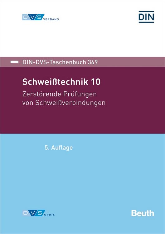 Produktbild: DIN-DVS-Taschenbuch 369
