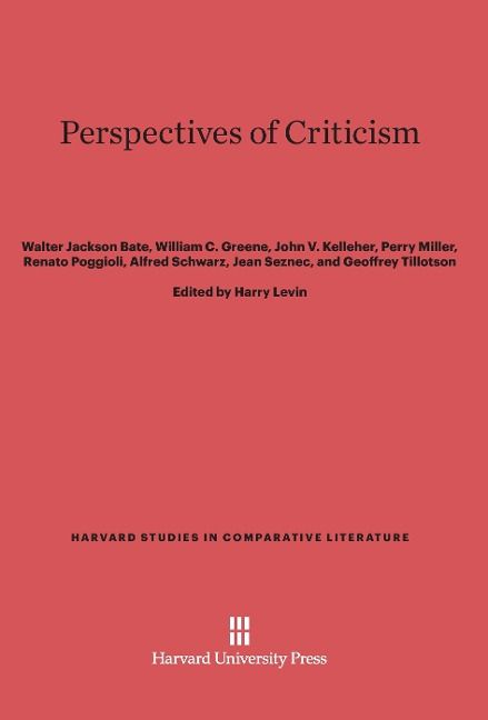 Produktbild: Perspectives of Criticism