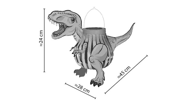 Produktbild: URSUS Laternen-Bastelset "T-Rex"