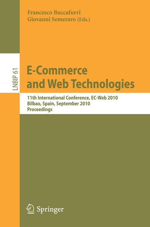 Produktbild: E-Commerce and Web Technologies