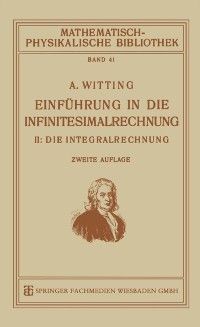 Produktbild: Einf&uuml;hrung in die Infinitesimalrechnung