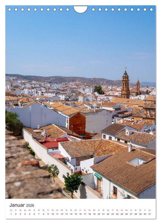 Produktbild: Sch&ouml;nes Andalusien (Wandkalender 2026 DIN A4 hoch), CALVENDO Monatskalender