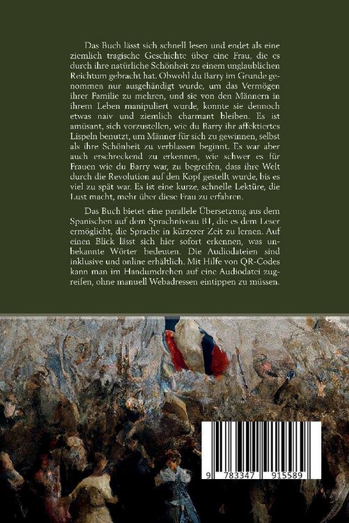 Produktbild: La Vida de Jeanne B&eacute;cu, Comtesse du Barry De Criada a Madame