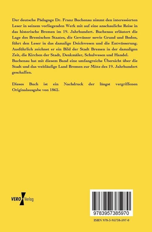 Produktbild: Die freie Hansestadt Bremen und ihr Gebiet