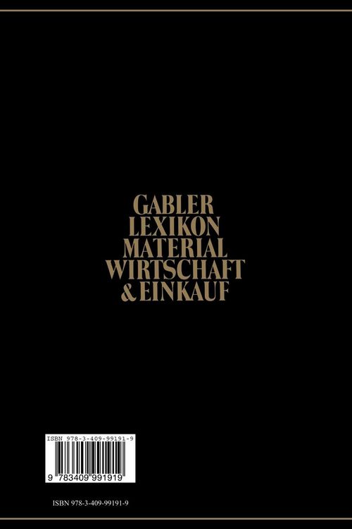Produktbild: Gabler Lexikon Material Wirtschaft & Einkauf