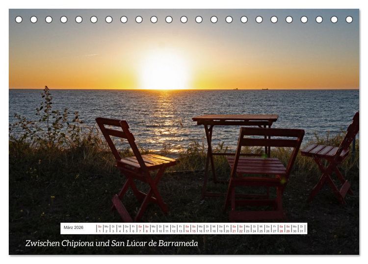 Produktbild: Von Festung bis Flamenco (Tischkalender 2026 DIN A5 quer), CALVENDO Monatskalender