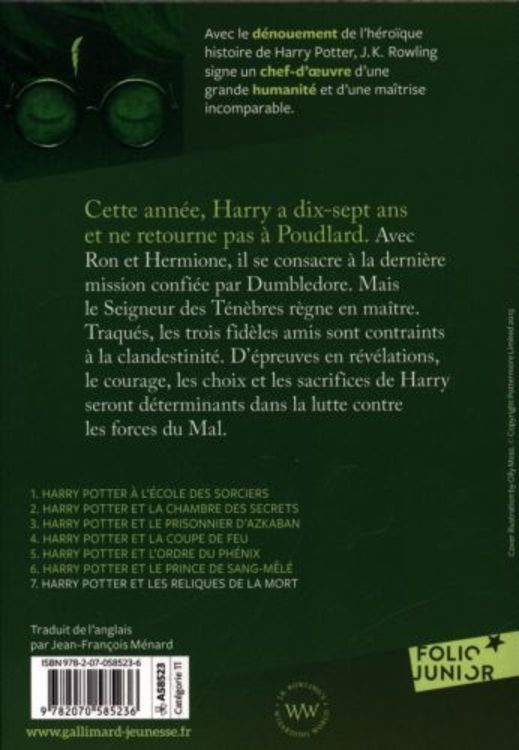 Rowling, J: Harry Potter 7/ Et les reliques de la mort