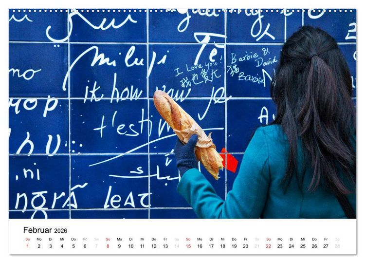 Produktbild: Paris, s'il vous pla&icirc;t! (Wandkalender 2026 DIN A2 quer), CALVENDO Monatskalender