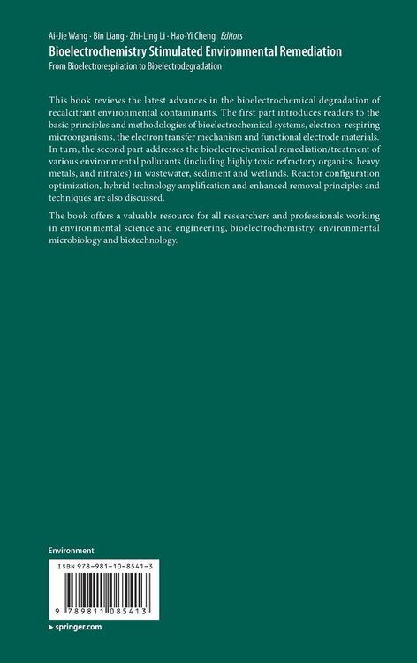 Produktbild: Bioelectrochemistry Stimulated Environmental Remediation