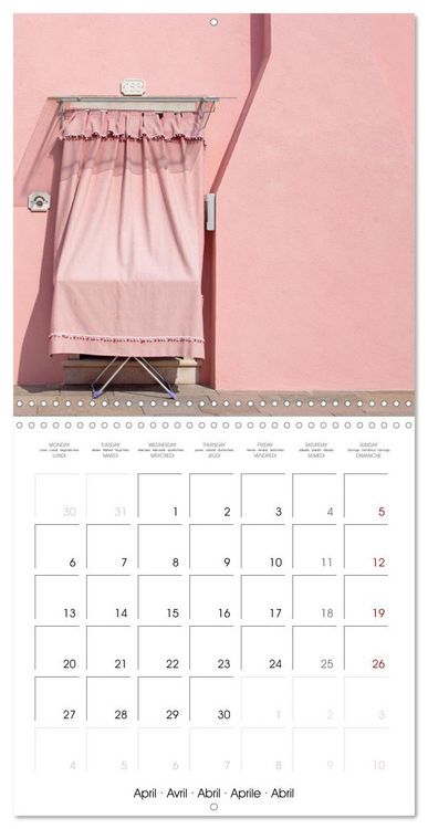 Produktbild: Doors of Burano (Wall Calendar 2026 12 &times; 12 Inch) CALVENDO 12 Month Wall Calendar