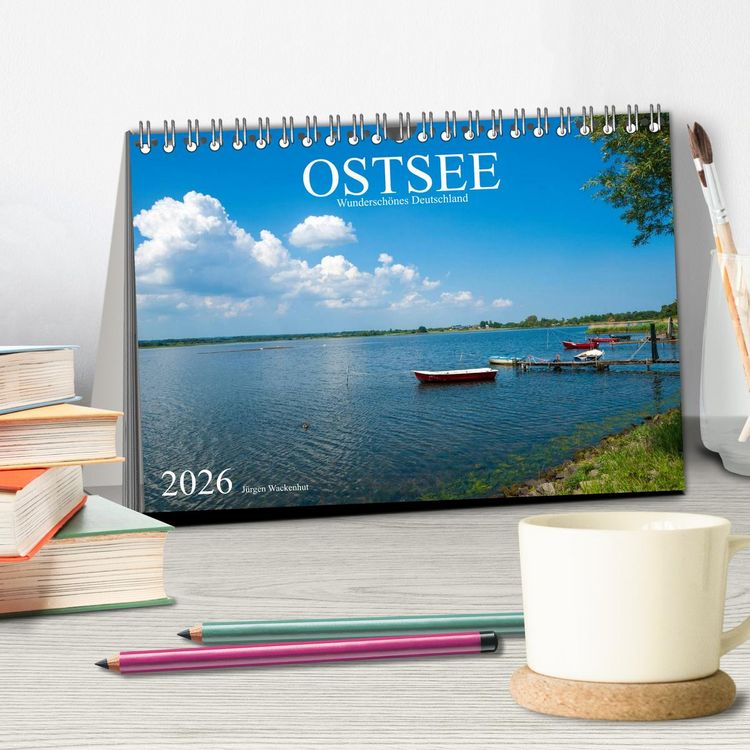 Produktbild: OSTSEE Wundersch&ouml;nes Deutschland (Tischkalender 2026 DIN A5 quer), CALVENDO Monatskalender