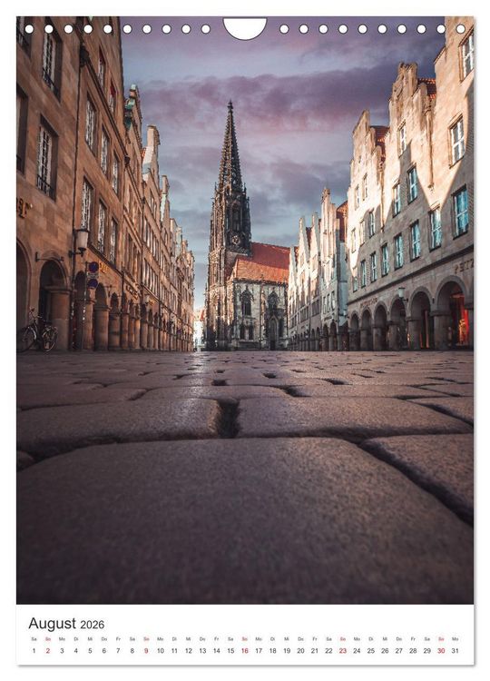 Produktbild: M&uuml;nster - stimmungsvoll und harmonisch (Wandkalender 2026 DIN A4 hoch), CALVENDO Monatskalender
