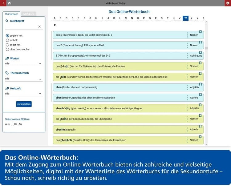 Produktbild: Das W&ouml;rterbuch f&uuml;r die Sekundarstufe &ndash; Neubearbeitung