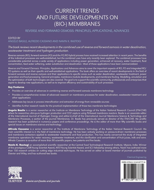 Produktbild: Current Trends and Future Developments on (Bio-) Membranes