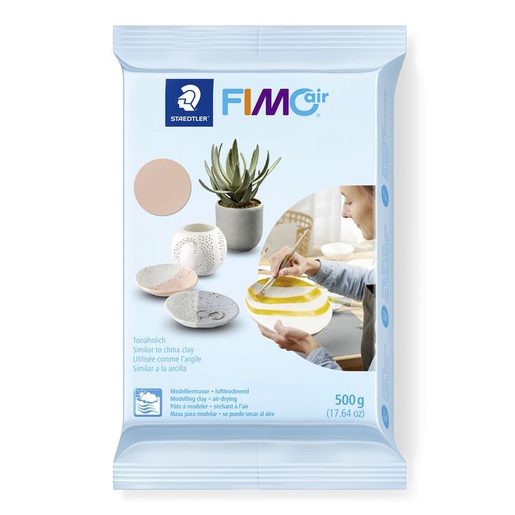 Produktbild: STAEDTLER FIMO Lufttrocknende Modelliermasse FIMOair 8100, blassrosa, 500 g