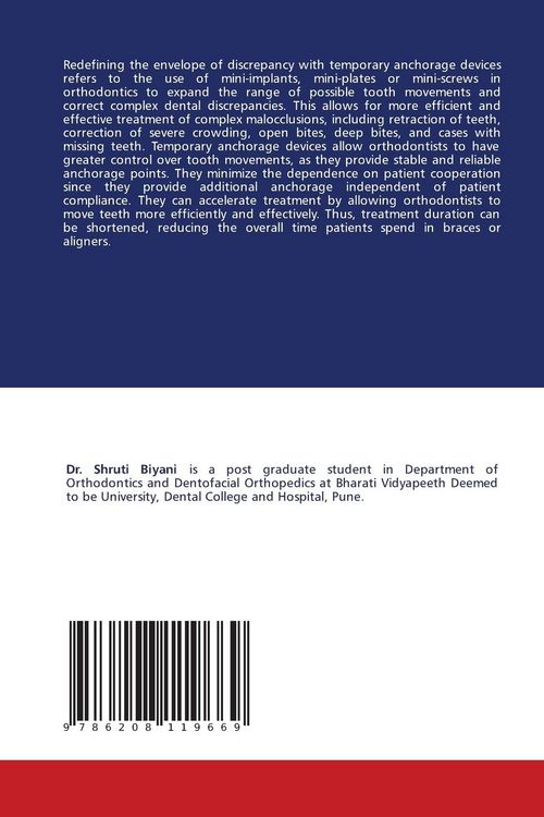 Produktbild: Redefining the Envelope of Discrepancy with Temporary Anchorage Device