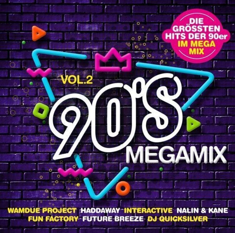 Produktbild: 90s Megamix Vol.2-Die Gr&ouml;&aacute;ten Hits
