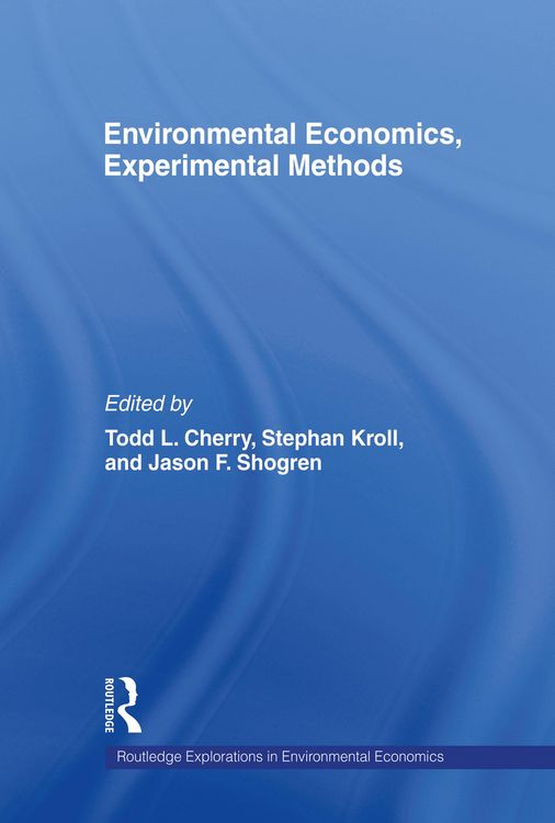 Produktbild: Environmental Economics, Experimental Methods