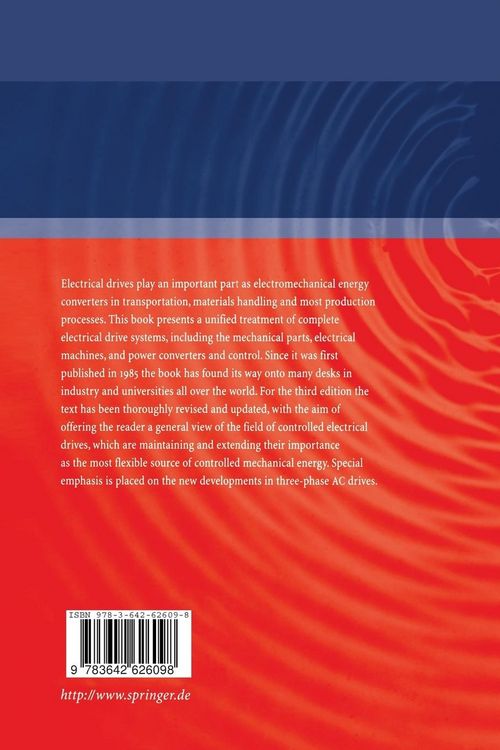 Produktbild: Control of Electrical Drives