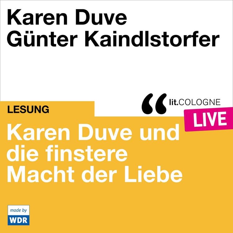 Produktbild: Karen Duve und die finstere Macht der Liebe