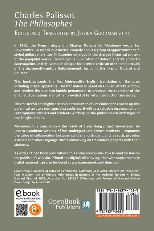 Produktbild: 'The Philosophes' by Charles Palissot