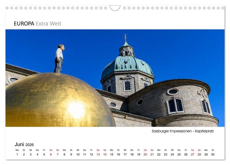Produktbild: Salzburger Impressionen - Panoramabilder (Wandkalender 2026 DIN A3 quer), CALVENDO Monatskalender