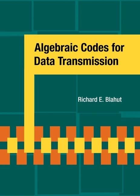 Produktbild: Algebraic Codes for Data Transmission
