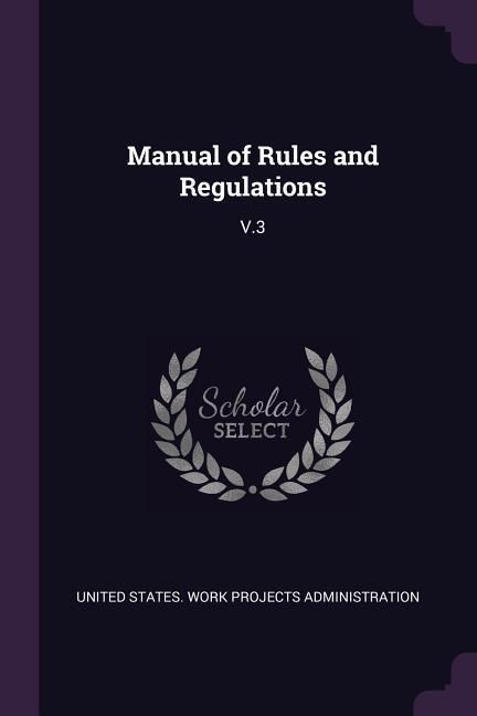 Produktbild: Manual of Rules and Regulations