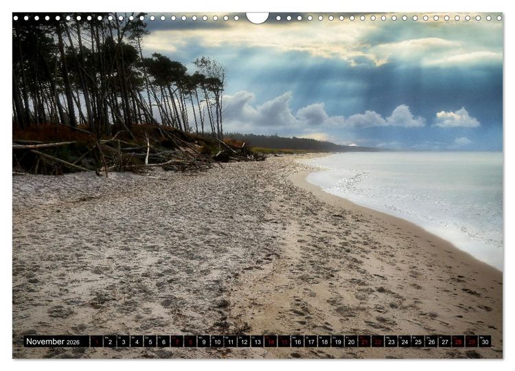 Produktbild: Fischland - Dar&szlig;- Zingst (Wandkalender 2026 DIN A3 quer), CALVENDO Monatskalender