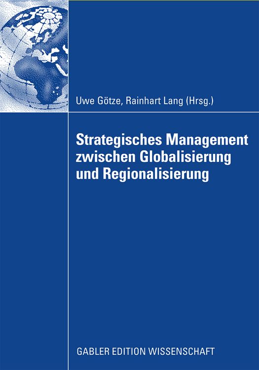Produktbild: Strategisches Management zwischen Globalisierung und Regionalisierung