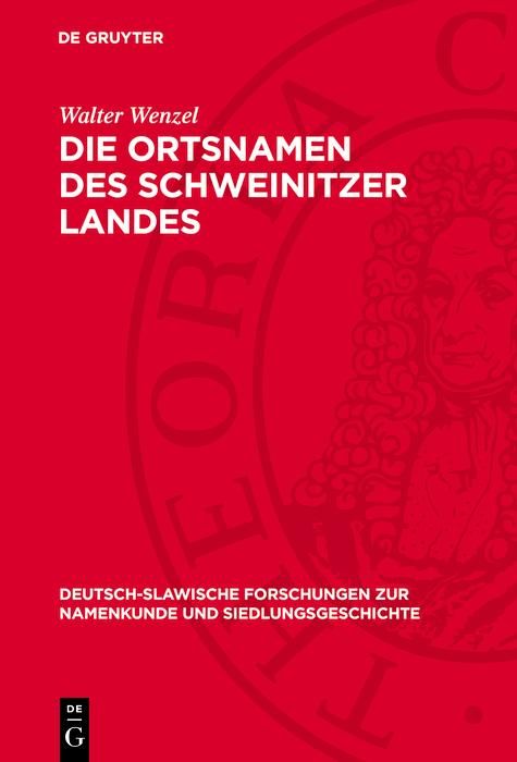 Produktbild: Die Ortsnamen des Schweinitzer Landes