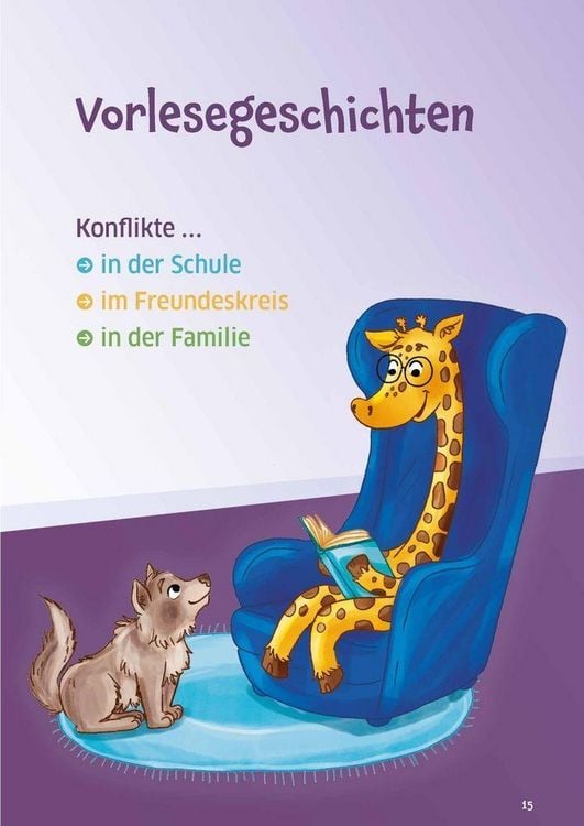 Produktbild: 40 Vorlesegeschichten zur Giraffensprache, ab 6 Jahre