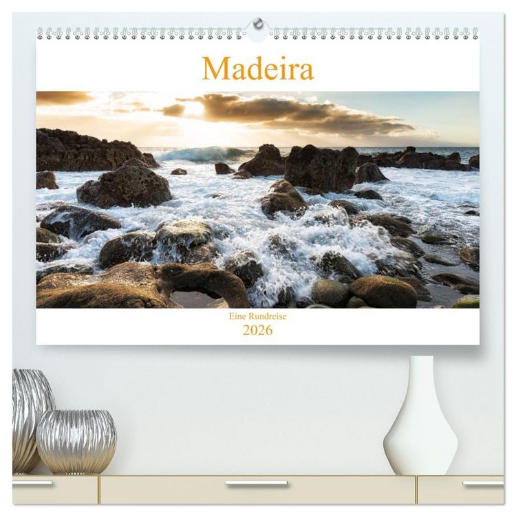 Produktbild: Madeira - eine Rundreise (hochwertiger Premium Wandkalender 2026 DIN A2 quer), Kunstdruck in Hochglanz