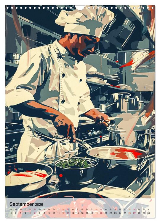 Produktbild: Chef de Cuisine - Mein Traumberuf Koch (Wandkalender 2026 DIN A3 hoch), CALVENDO Monatskalender