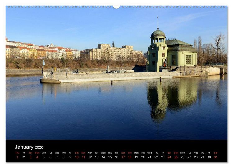 Produktbild: Walking around Prague (High Quality Premium Wall Calendar 2026 DIN A2 landscape),CALVENDO 12 Month Wall Calendar