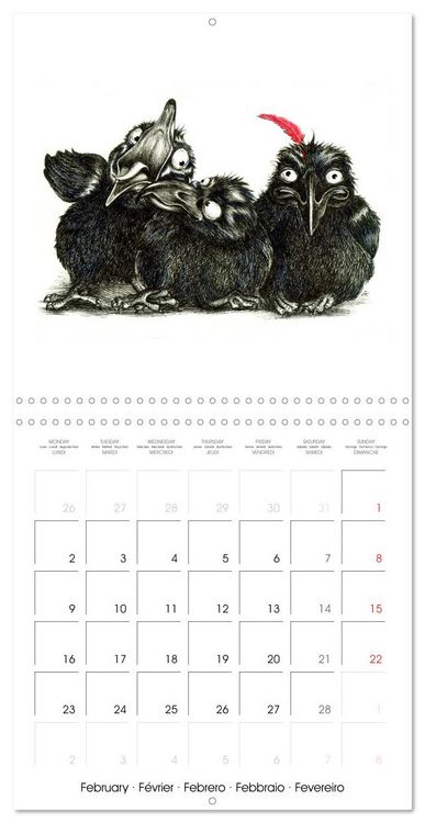Produktbild: owls and mates 2026 (Wall Calendar 2026 12 &times; 12 Inch) CALVENDO 12 Month Wall Calendar