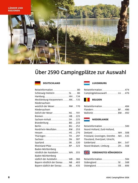 Produktbild: ADAC Campingf&uuml;hrer Deutschland/Nordeuropa 2026