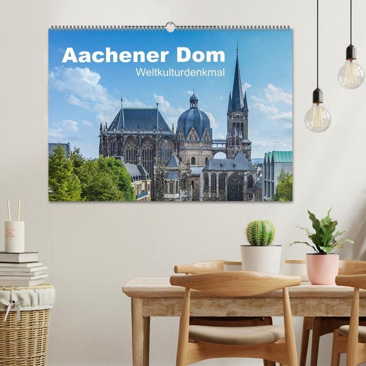 Produktbild: Aachener Dom - Weltkulturdenkmal (Wandkalender 2026 DIN A2 quer), CALVENDO Monatskalender