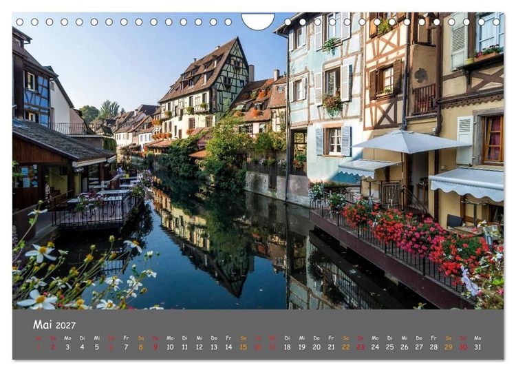Produktbild: Eindr&uuml;cke aus dem Elsass (Wandkalender 2027 DIN A4 quer), CALVENDO Monatskalender