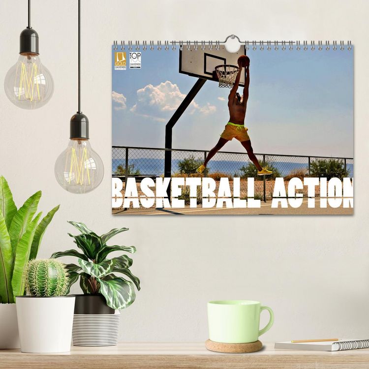 Produktbild: Basketball Action (Wandkalender 2026 DIN A4 quer), CALVENDO Monatskalender