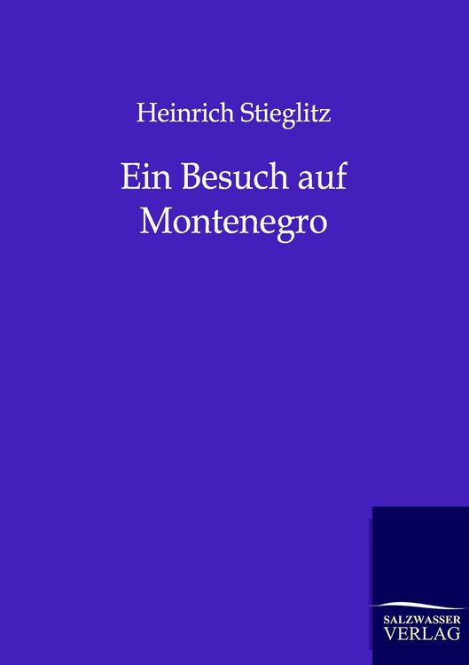 Produktbild: Ein Besuch auf Montenegro