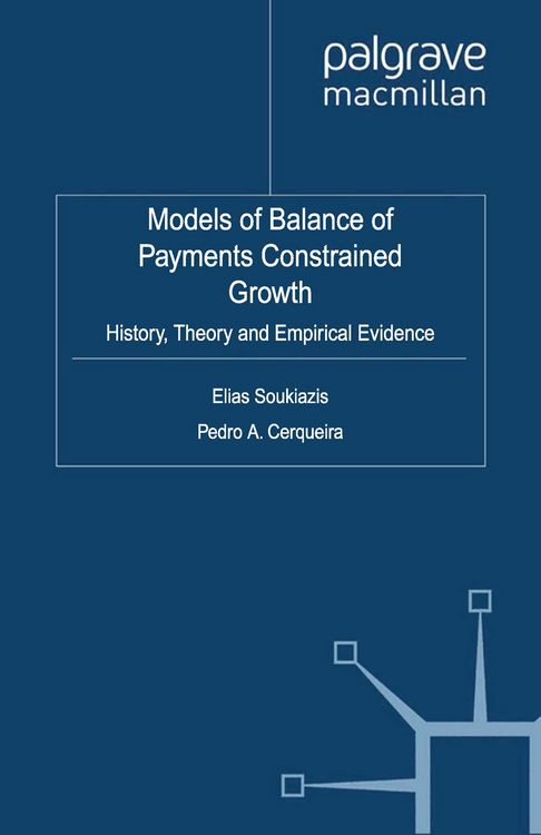 Produktbild: Models of Balance of Payments Constrained Growth