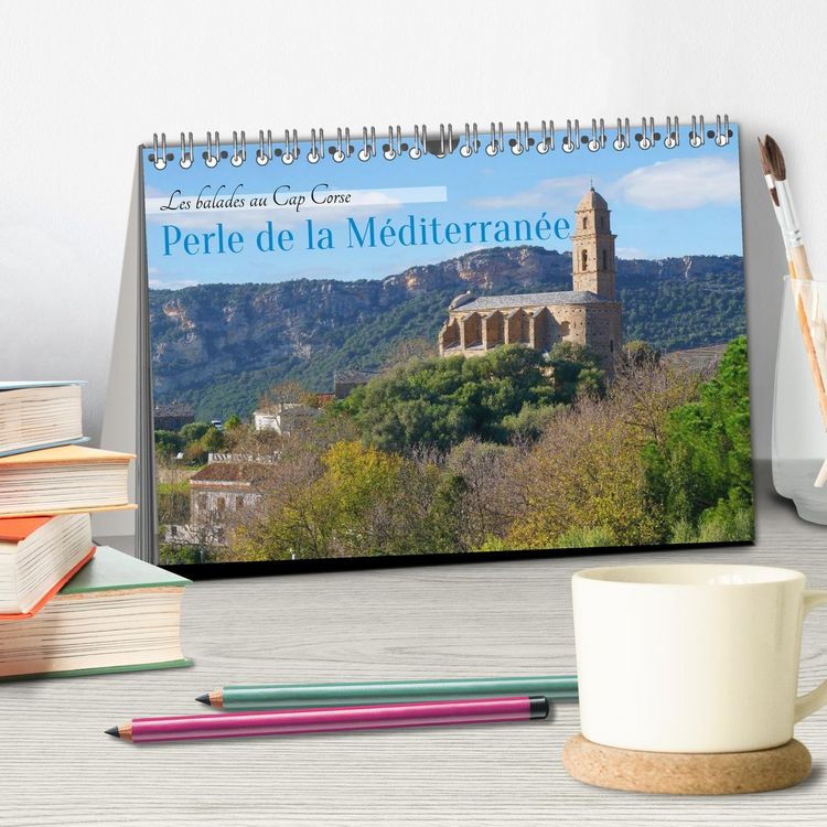 Produktbild: Les balades au Cap Corse (Calendrier de bureau 2026 DIN A5 vertical), CALVENDO calendrier mensuel