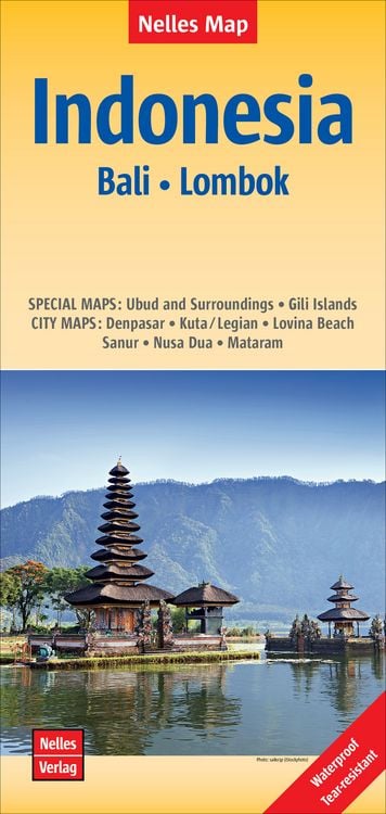 Produktbild: Nelles Map Landkarte Indonesia : Bali, Lombok 1:180.000